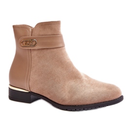 Støvler Model Ravasira K-99213 Beige - Step in style