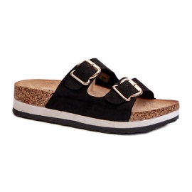 Sandal Flip-flops Model Ursila 24DZ21-7225 Sort - Step in style
