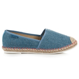 Vices Espadriller med mønster blå