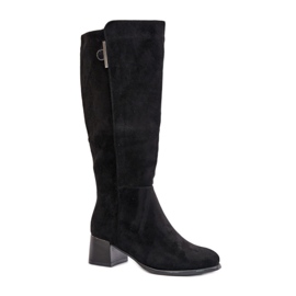 Step in style Støvler Model Izanae RMR2481-3 Sort ruskind - Træd med stil