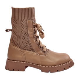 Step in style Støvler Model Gentiana 8573A Brun - Træd i stil