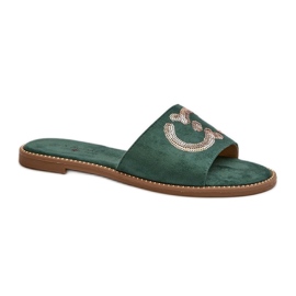 Step in style Sandal Flip-flops Model S.Barski KV27-052 Grøn - Træd med stil