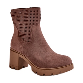 Step in style Støvler Model Rashmi RMR23108A-18 Brun - Træd med stil