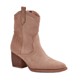 Støvler Model Narinae CHC359 Beige - Step in style