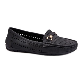Step in style Moccasins Model Kaydance VG251 Sort - Træd med stil