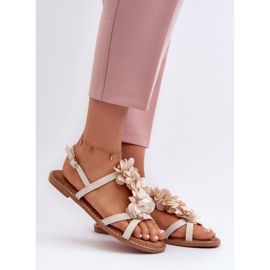 Sandaler Model Abidina JL85 Beige - Step in style