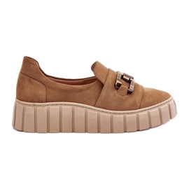 Sko Model Lewski 3398 Dark Beige - Step in style