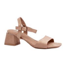 Sandaler Model Leisha LT33-10 Beige - Step in style