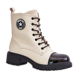 Step in style Workers Model Soratta 089 Beige/Sort - Træd i stil