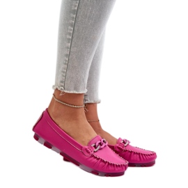 Step in style Mokkasiner Model S.Barski LR339 Fuchsia - Træd med stil lyserød