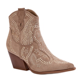 Støvler Model Kaivina 9676A Beige - Step in style