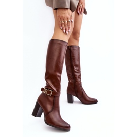 Støvler Model Sendilia KZ103 Brun - Step in style