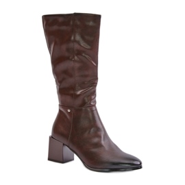 Step in style Støvler Model Ellithira ASA217-2 Brun - Træd i stil