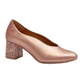 Step in style Pumper Model Maciejka 06422-25 Guld - Træd med stil