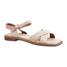 Sandaler Model S.Barski KV27-003 Beige - Step in style