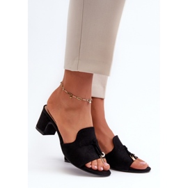 Step in style Sandal Flip-flops Model Jemenna JH338P Sort - Træd med stil