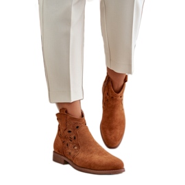 Step in style Støvler Model S.Barski HY42-081 Camel - Træd med stil brun