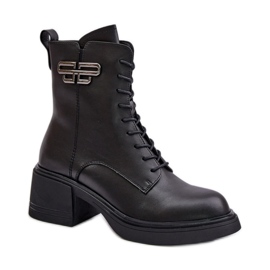 Step in style Støvler Model Vinceza 66682 Sort - Træd i stil