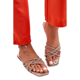 Step in style Sandal Flip-flops Model Leomi 5628-2 CLA-1 Guld - Træd med stil