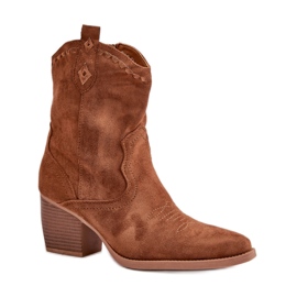 Step in style Støvler Model Narinae CHC359 Camel - Træd med stil brun