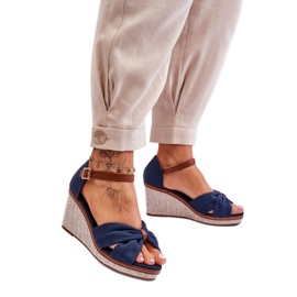 Step in style Sandaler Model Daphne M338 Navy - Træd med stil