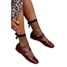 Step in style Balletlejligheder Model Azirae 6689 Bordo - Træd med stil rød
