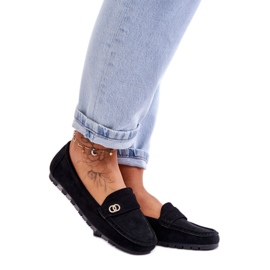 Step in style Mokkasiner Model Castelo JU052 Sort - Træd med stil