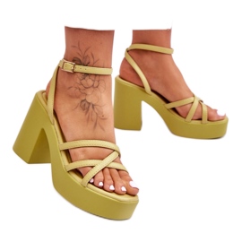 Step in style Sandaler Model Shemira 78-130 Grøn - Træd med stil