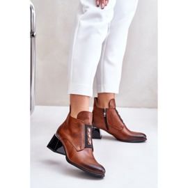 Step in style Støvler Model Zazoo 60504 Brun - Træd i stil
