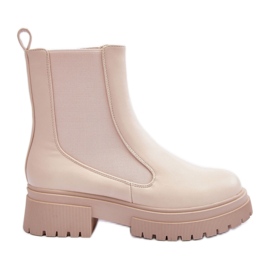 Chelsea støvler Model Isminna BM67 Beige - Step in style