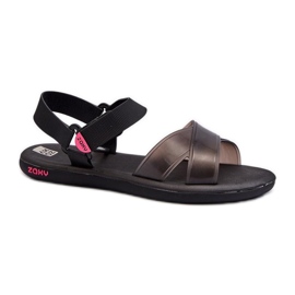 Step in style Sandaler Model Zaxy JJ285011 Sort - Træd med stil
