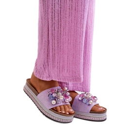 Step in style Sandal Flip-flops Model S.Barski HY077 Violet - Træd med stil