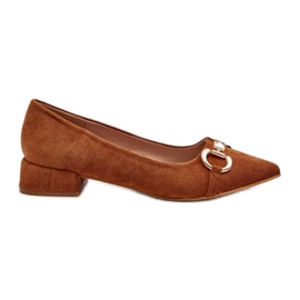 Step in style Balletlejligheder Model Ethere 868-8 Camel - Træd med stil brun