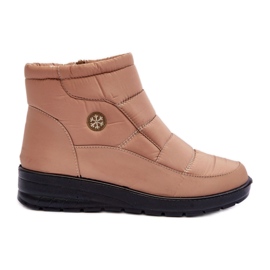 Snestøvler Model Helis 22SN26-5029 Beige - Step in style