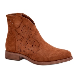 Step in style Støvler Model S.Barski HY42-151 Camel - Træd med stil brun