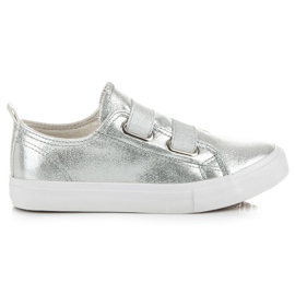 L&H Skinnende sneakers grå