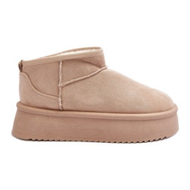 Snestøvler Model Caliksa UA-1855 Beige - Step in style