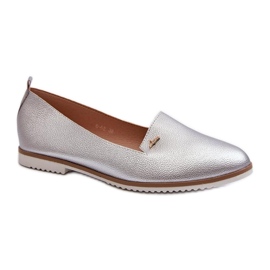 Step in style Mokkasiner Model Enzla W-98 Sølv - Træd med stil grå