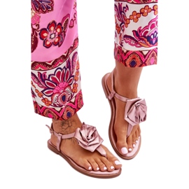 Step in style Flip-flop sandaler Model Carisma QQ-137 Nude - Træd med stil lyserød