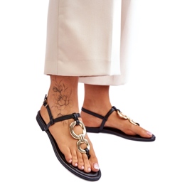 Step in style Sandaler Model Keep Going 7929 Sort - Træd med stil