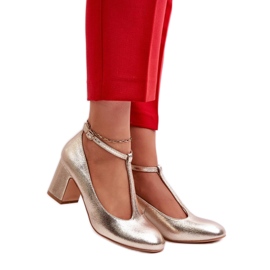 Step in style Pumper Model Raniyah 834283 Guld - Træd med stil