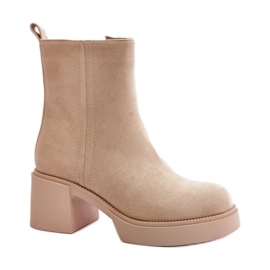 Støvler Model Meriluna YK39P Lys Beige - Step in style