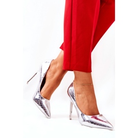Høje hæle Model Tissoria LY9177-2 Sølv - Step in style grå