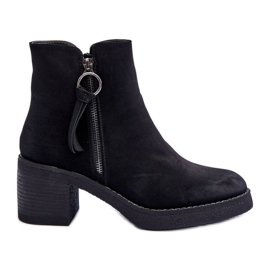 Støvler Model Limoso M706 Sort ruskind - Step in style