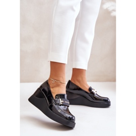 Step in style Moccasins Model Vinceza 58337 Sort - Træd med stil