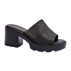Step in style Sandal Flip-flops Model Titantha 24SD98-6989 Sort - Træd med stil