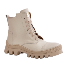 Støvler Model Zazoo 2831 Light Beige - Step in style