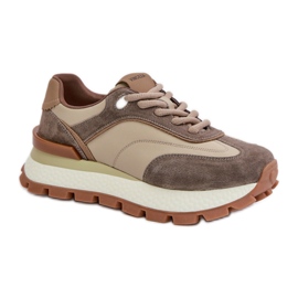 Sportssko Model Vinceza 41465 Beige - Step in style