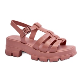 Step in style Sandaler Model Zaxy NN285038 Dirty Pink - Træd med stil lyserød