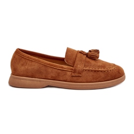 Step in style Loafers Model Dansitu N22-992 Camel - Træd med stil brun